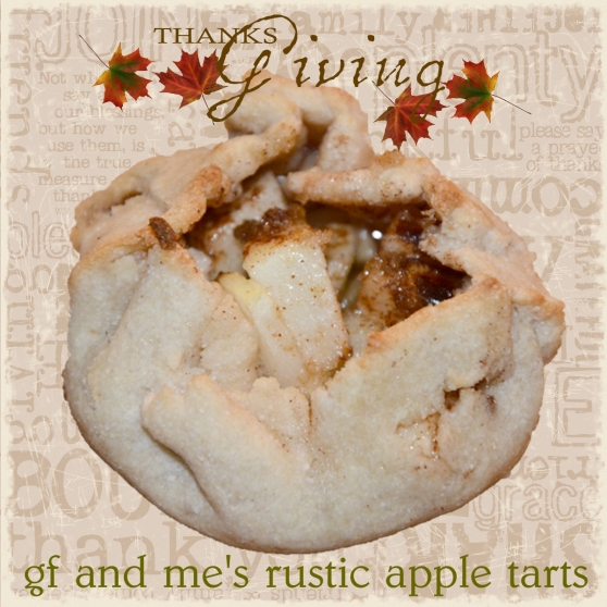 gluten free rustic apple tarts
